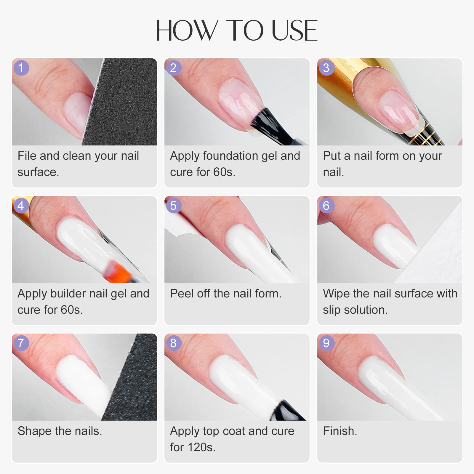 Saviland 100g Milky White Builder Nail Gel – 3.53oz Hard Gel for Nails Large Capacity Nail Strengthen Gel for Nail Extension Nail Art Manicure Starter U V Nail Gel for Professional Nail Salon Home DIY
