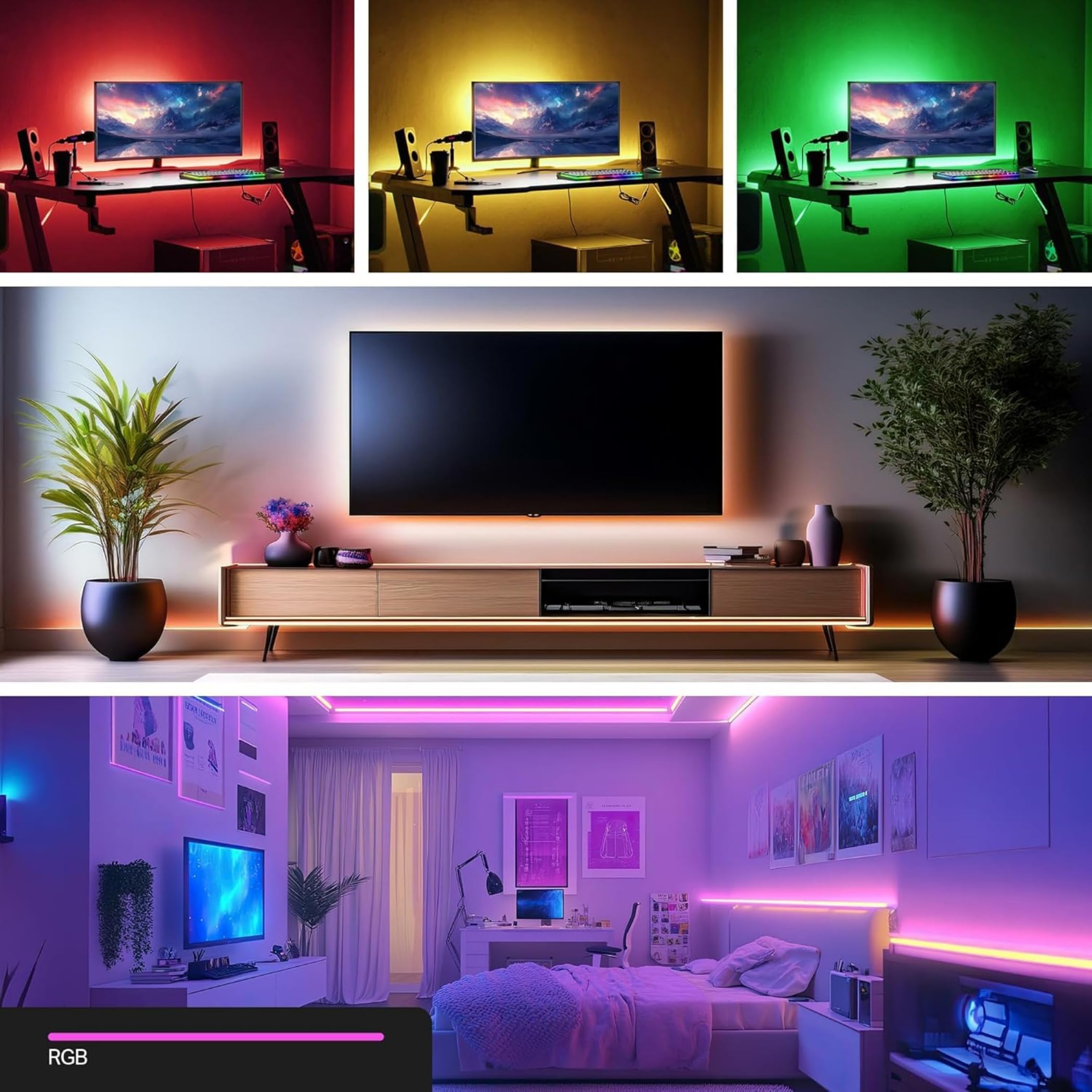 2x5 Meter RGB Multicolour Smart LED Light Strip, Tapo L900-10