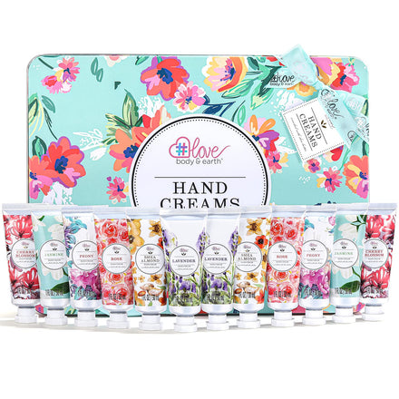 Hand Cream Gift Set - Pack of 12 Hand Cream Set Enriched with Shea Butter, Hand Lotion Gift Set For Women, 12 x 1.0 oz Travel Size Hand Cream, Birthday Gifts for Women Christmas gifts