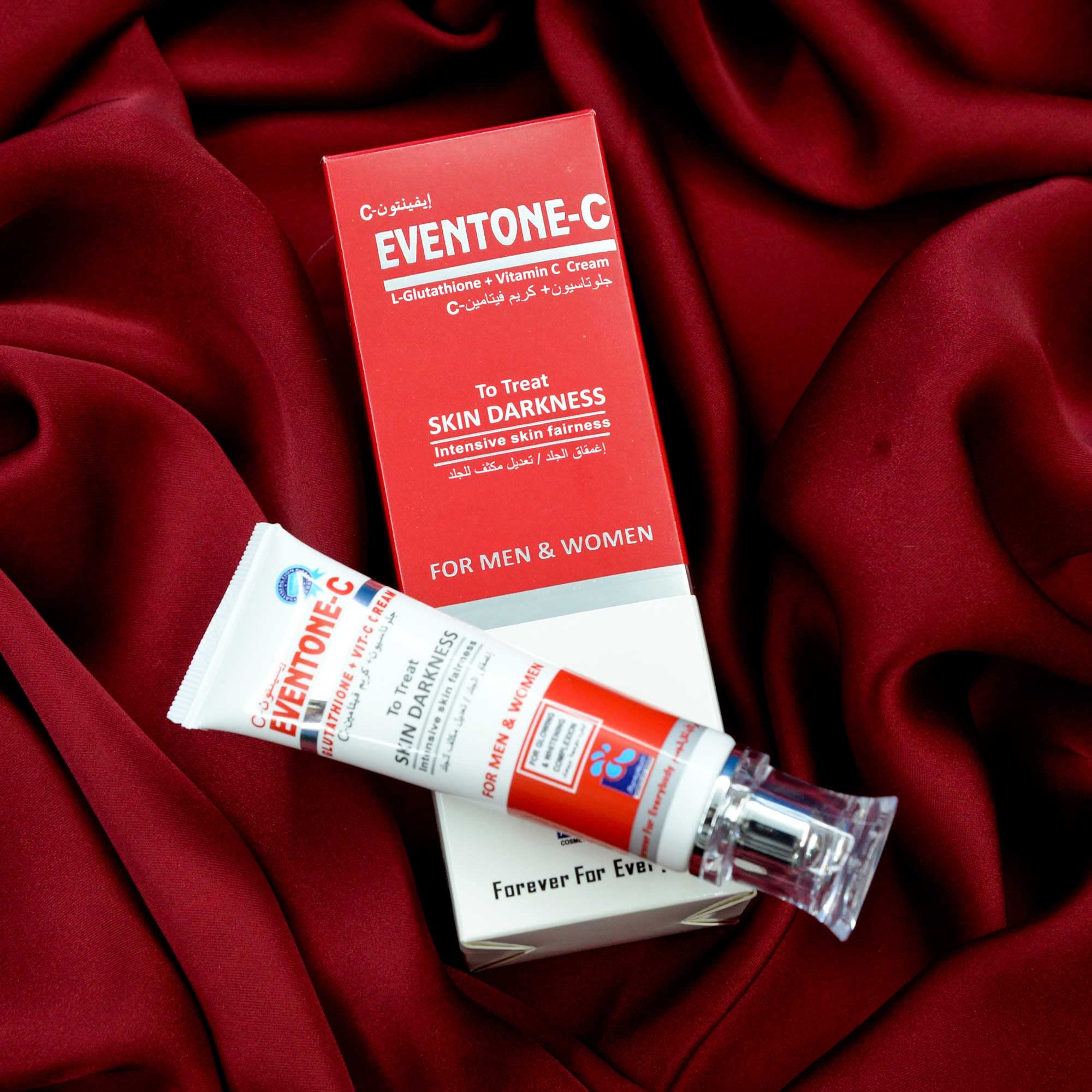 Pharmahealth Eventone-C L-Glutathione & Vitamin C Face Cream – Hydrating & Brightening Moisturizer for Uneven Skin Tone, Anti-Aging, Wrinkle Care – For Men & Women