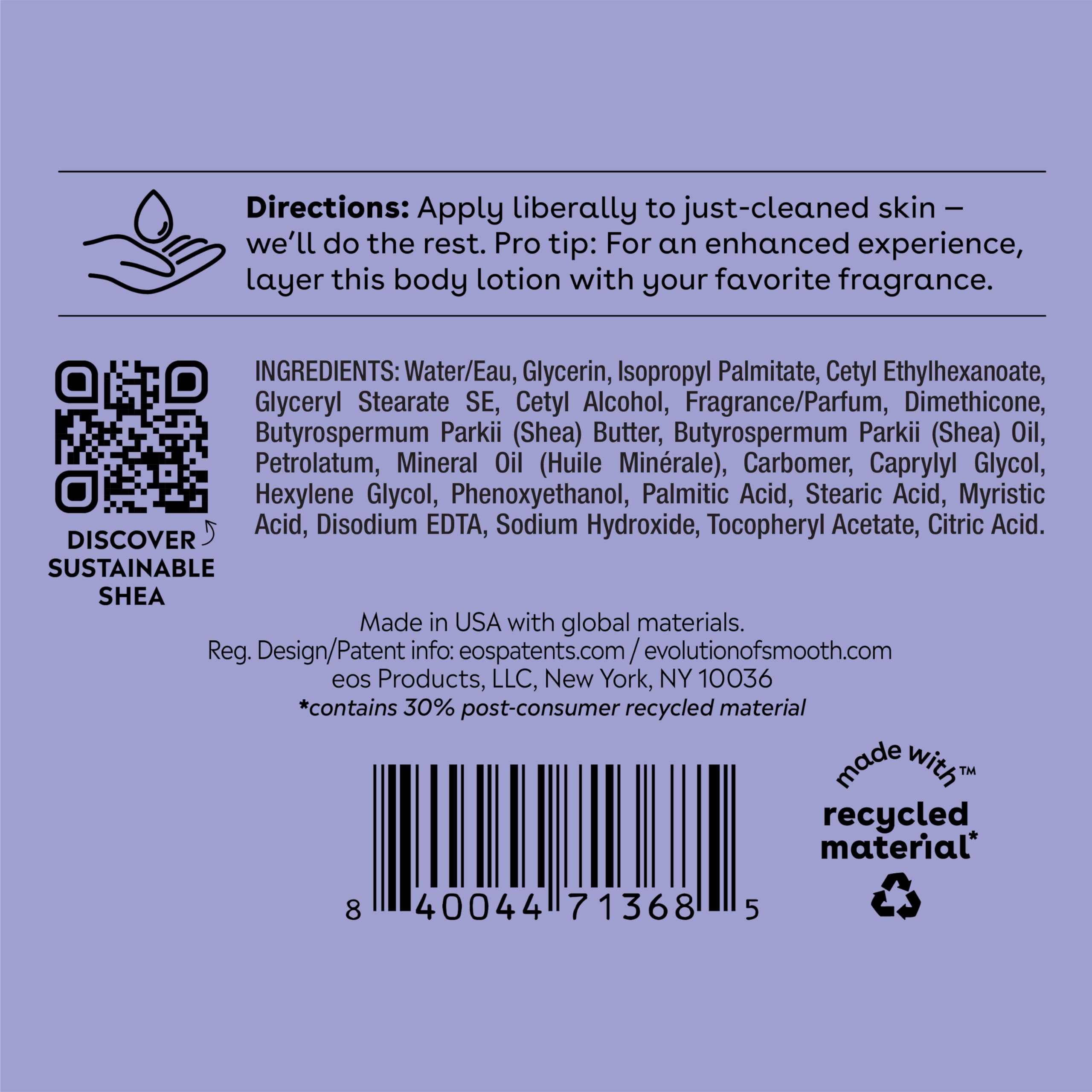 vanilla cashmere body lotion shea better 24hr moisture - 16 oz/473 ml
