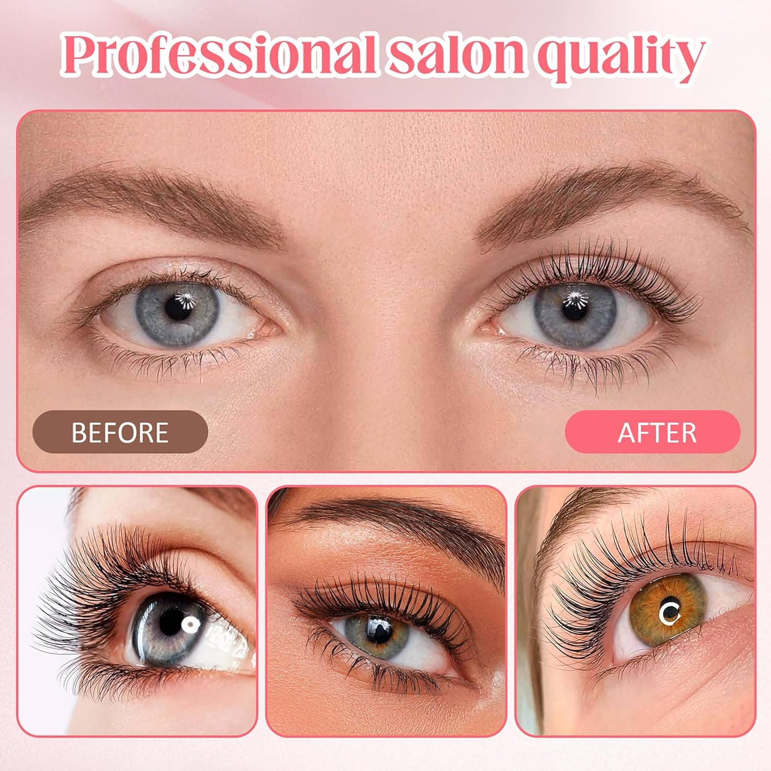 2025 Lash Lift Kit Eyelash Perm Kit,Professional Eyelash perming kit,Lash Extensions,Lash Curling,Semi-Permanent Curling Perming Wave Suitable For Salon (Glue Upgraded Version）