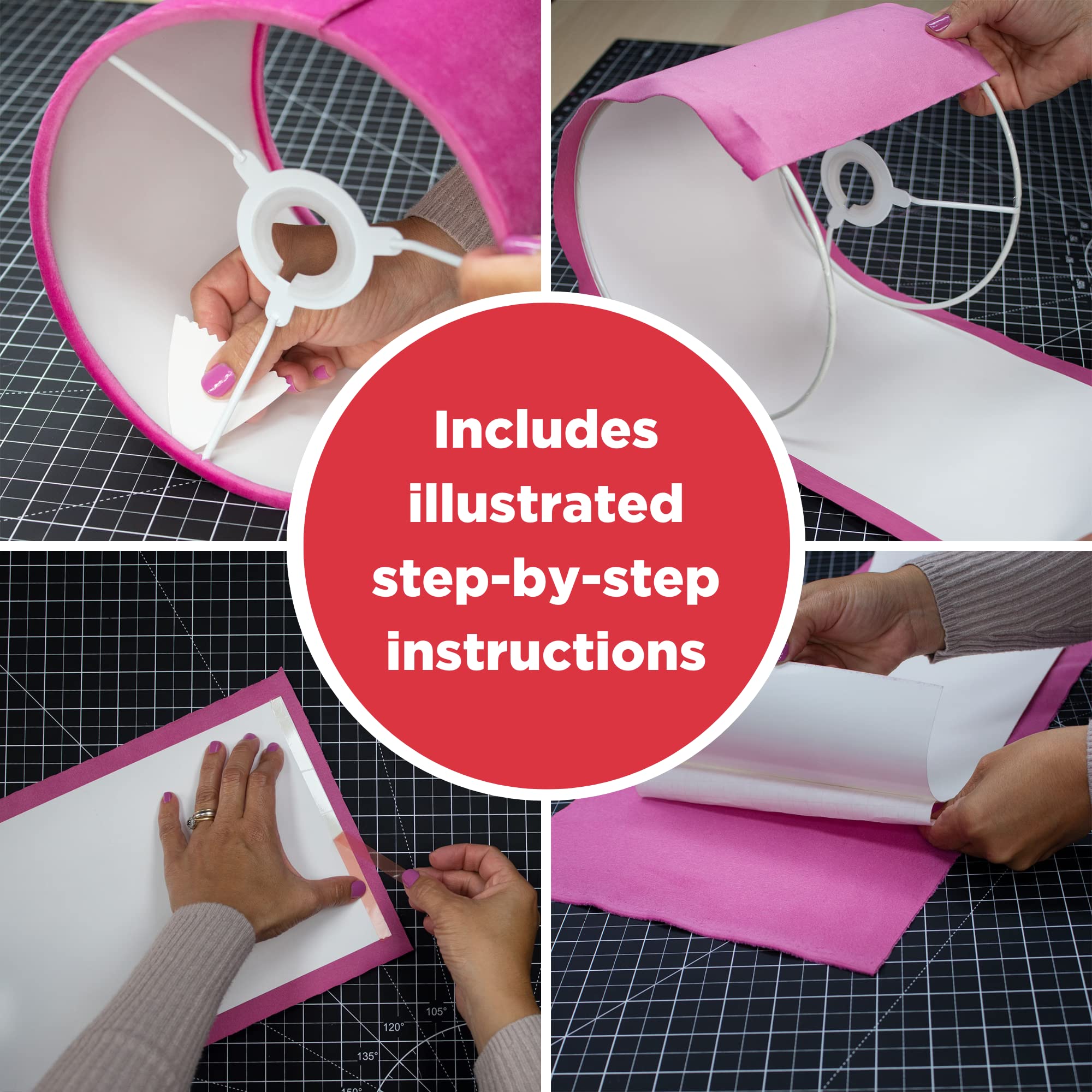 40cm Lampshade Making Kit for Pendants Or Table Lamps