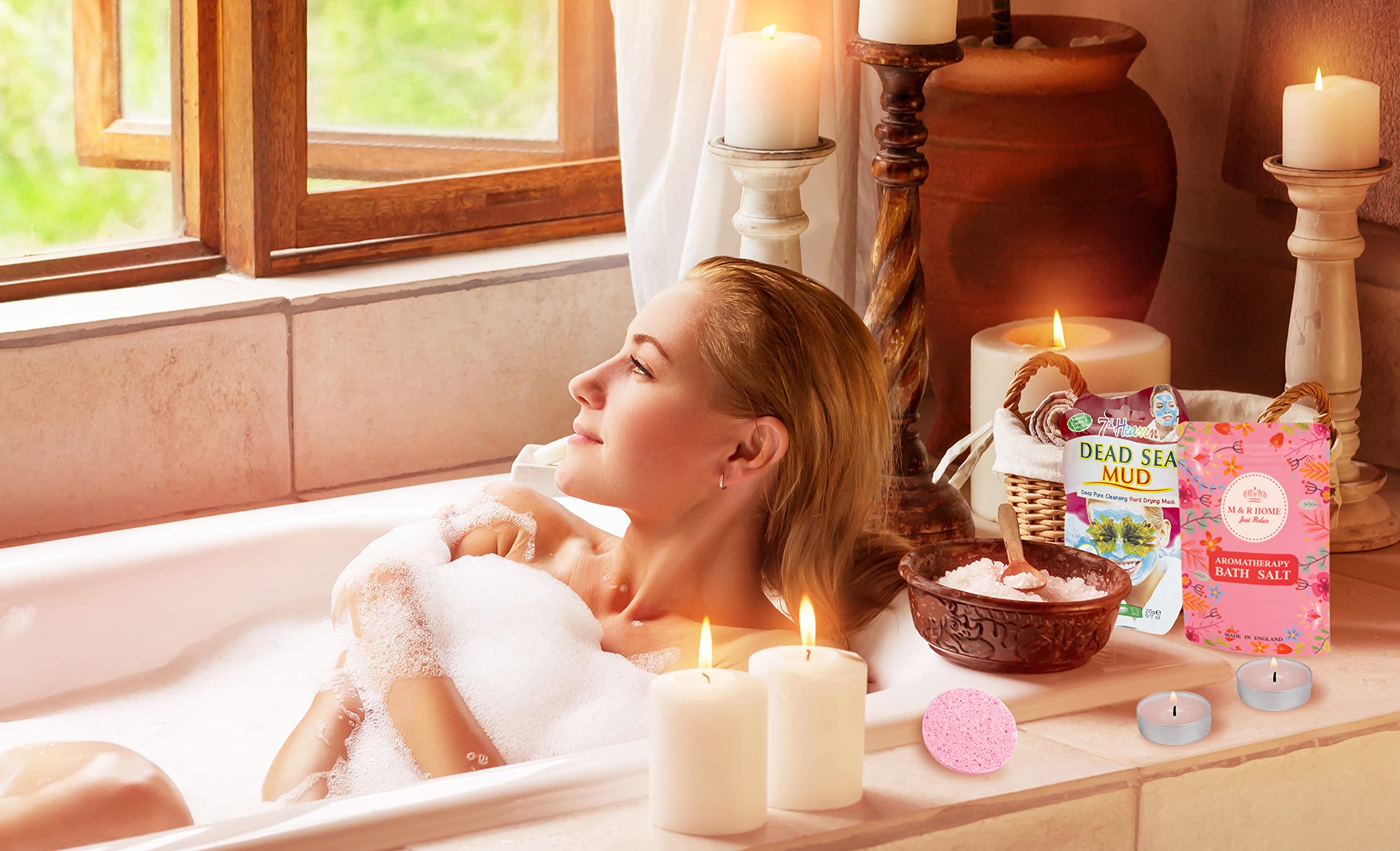 Pamper Gifts for Women, Self Care Package – Mother’s Day Gift, Relaxation, Spa Gifts for Her, Hug in a Box – Thank You Gift, Birthday Hampers for Women
