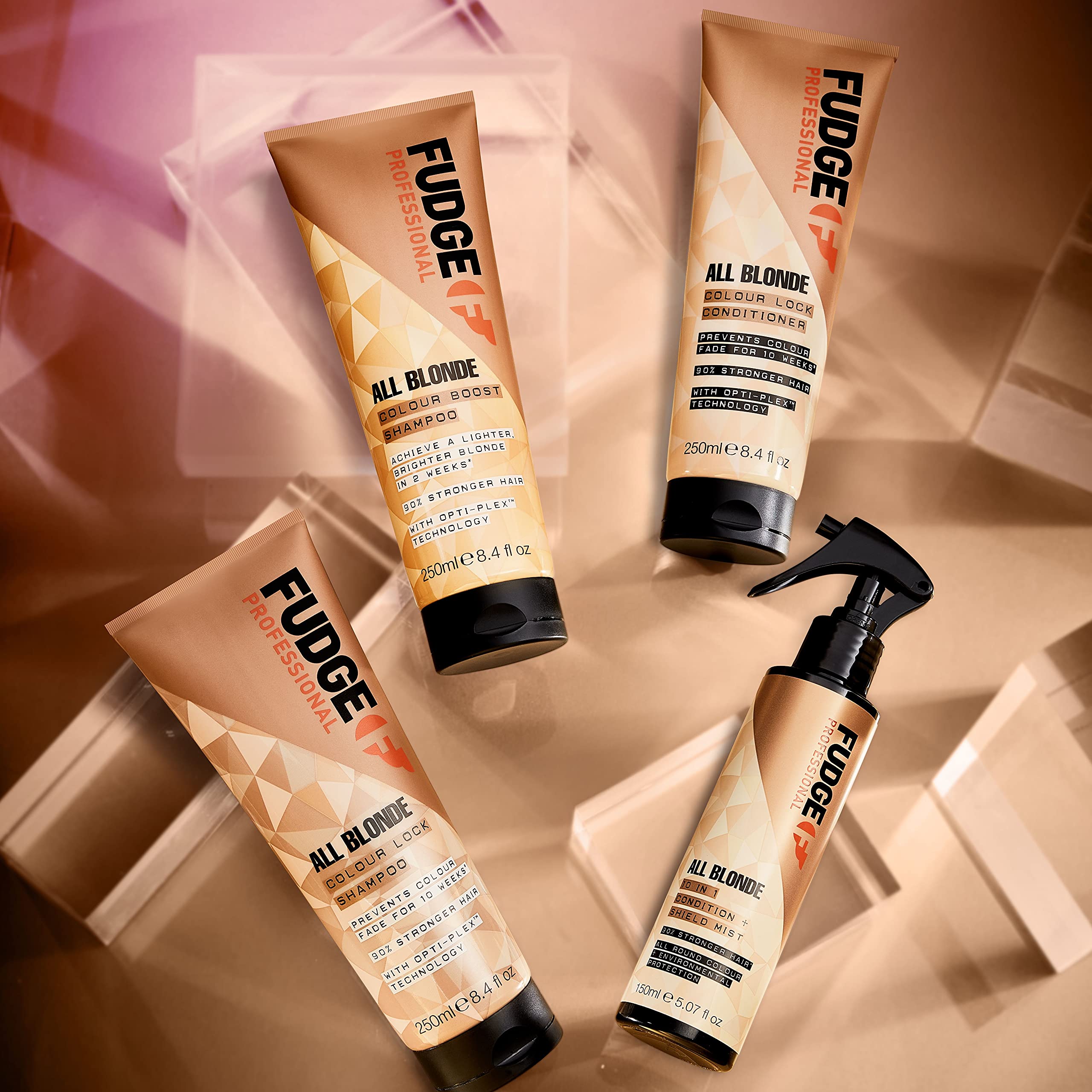 Fudge Professional All Blonde 10-in-1 Condition and Sheild Mist, 90 Percent Stronger Hair, Bond Repair Technology, 150 ml