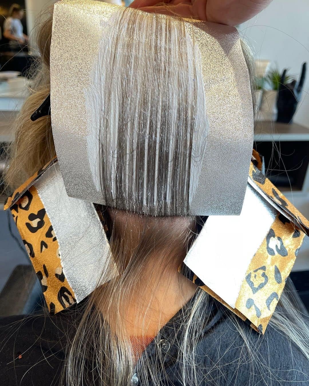 Framar Party Animal Embossed Pop Up Hair Foil, Hair Foils for Highlighting, Foils for Highlights, Hairdressing Foil for Hair Highlights, Highlighting Foil, Hair Foils for Colouring 500 Pk