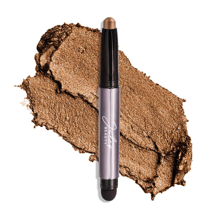 Julep Eyeshadow 101 Crème-to-Powder Eyeshadow Stick (Bronze Shimmer) Long-Lasting, Waterproof Eye Shadow - Blendable, Crease-Proof Eye Shadow Stick with Built-In Smudger - Shimmer Eyeshadow