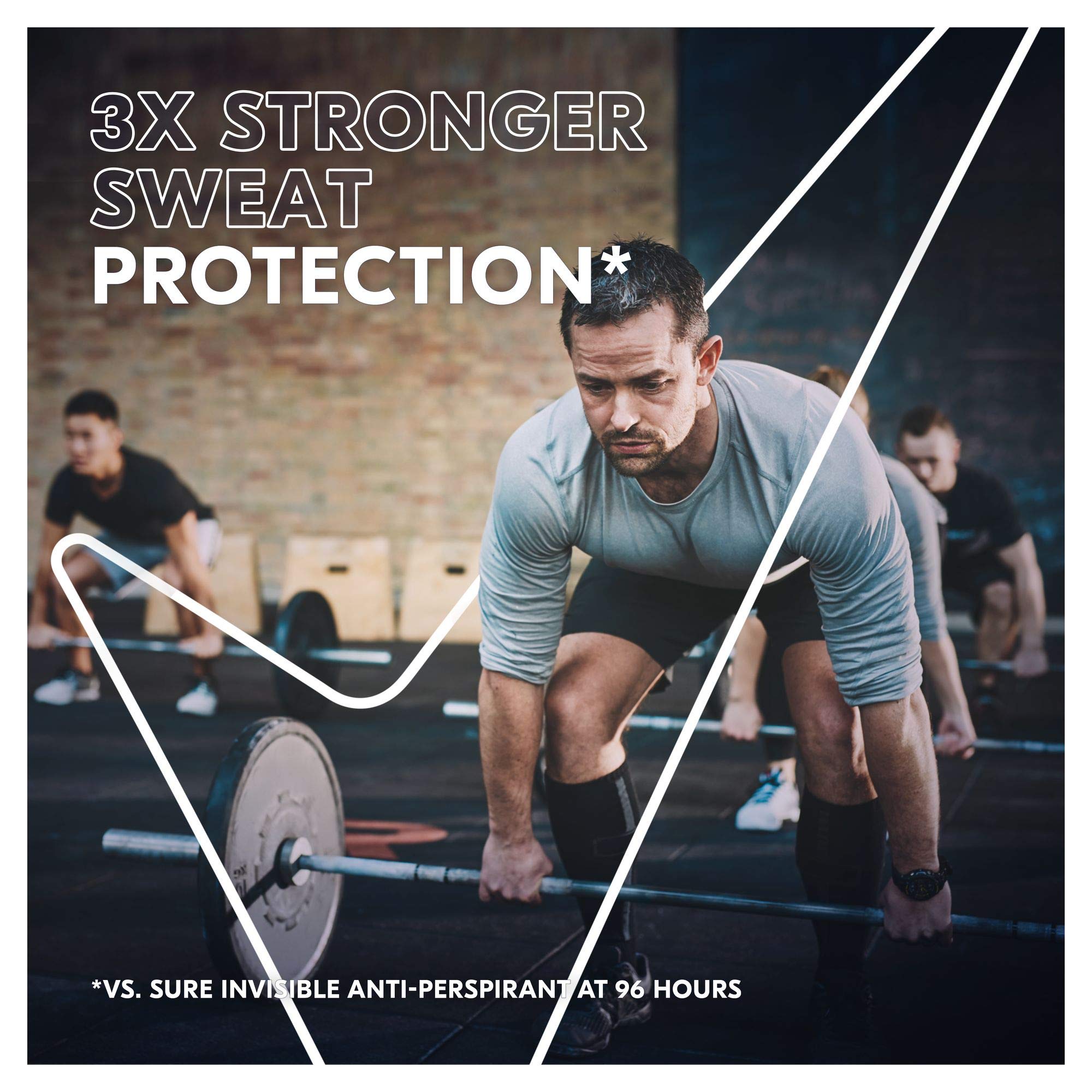Sure Maximum Protection Clean Scent Anti-perspirant Cream Stick 6 pack 96h protection deodorant for 3x stronger* sweat protection 45 ml