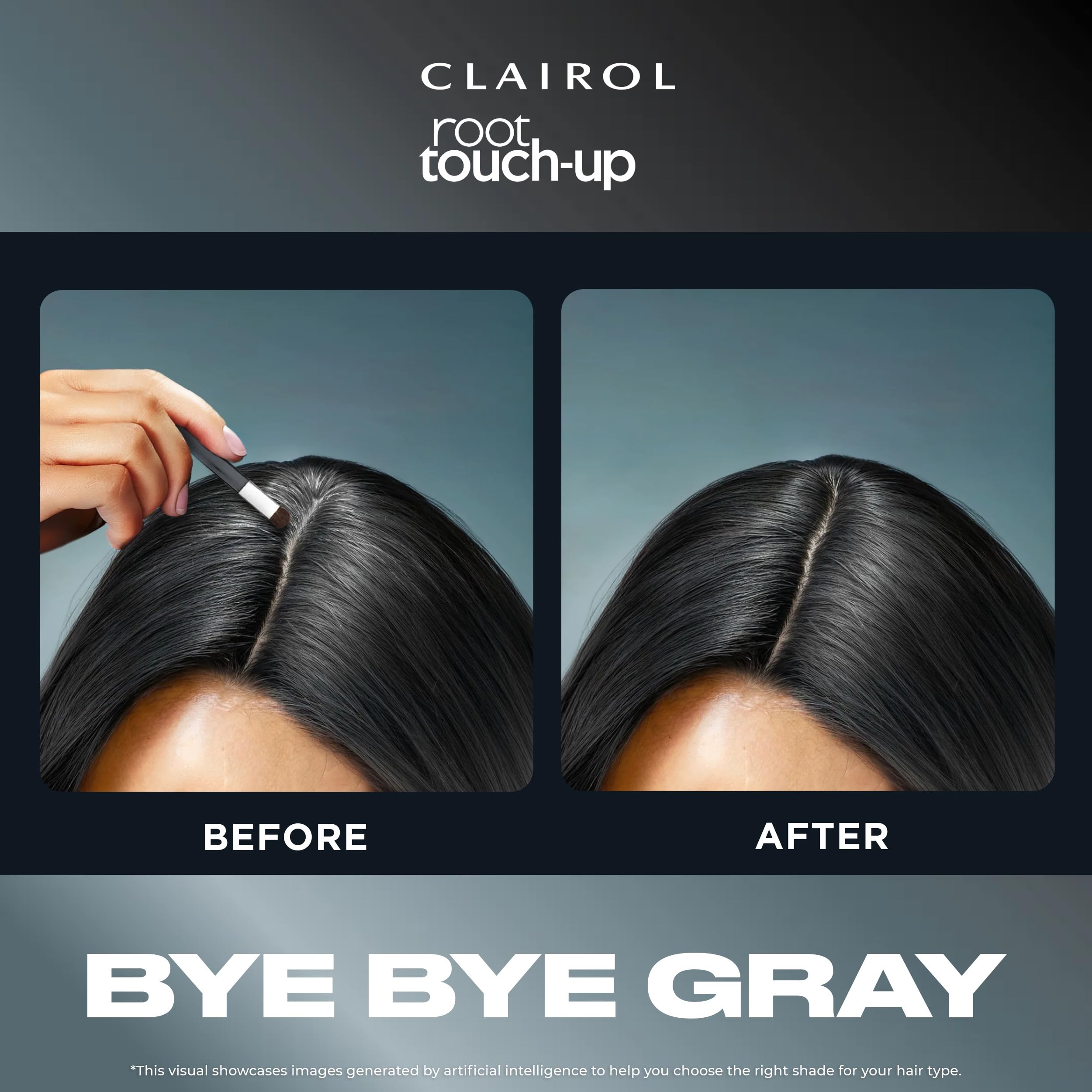 Clairol Root Touch-Up Concealing Powder, Medium Brown, 1 Count