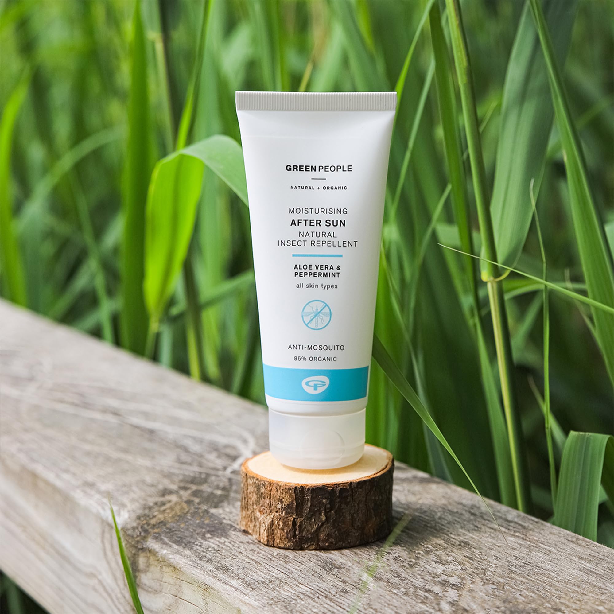 Green People Moisturising After Sun with Insect Repellent - With Citrepel75, Aloe Vera & Mint - Organic, Vegan & Cruelty Free, 100ml