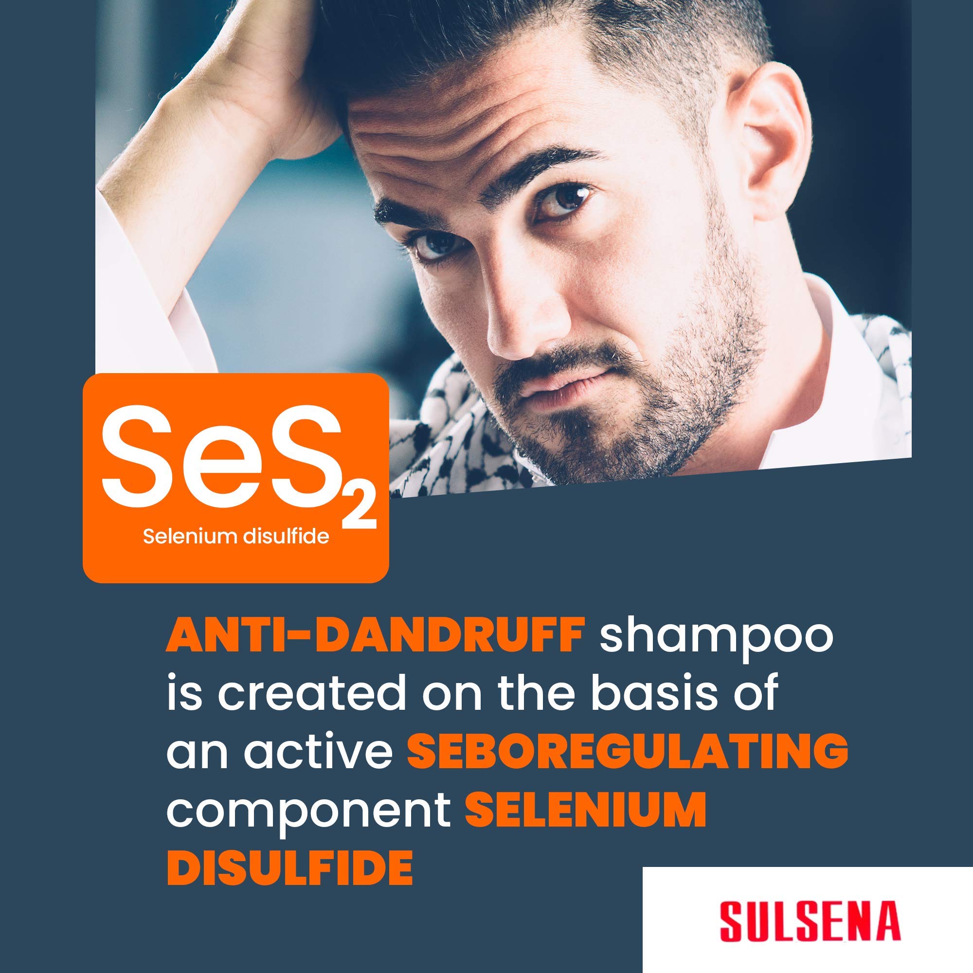 SULSENA Anti Dandruff Shampoo Set for Men and Women - Effective Anti Dandruff Shampoo for Oily Hair, Reduces Itchiness, Controls Sebum, Ideal Shampoo for Dandruff and Scalp Health