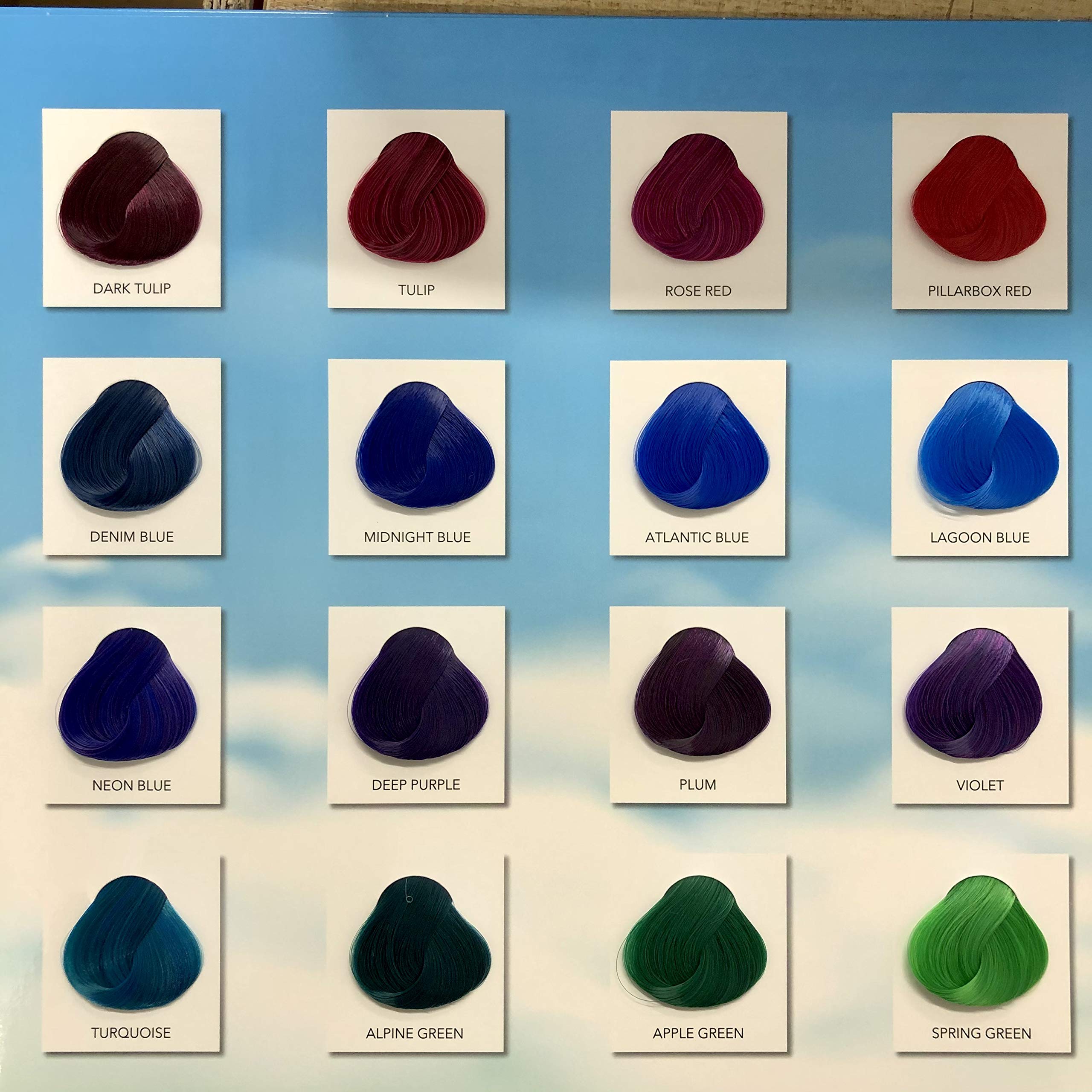 4 x TUBS DIRECTIONS Hair Dye/Colour CHOOSE ANY COLOURS by La Riche