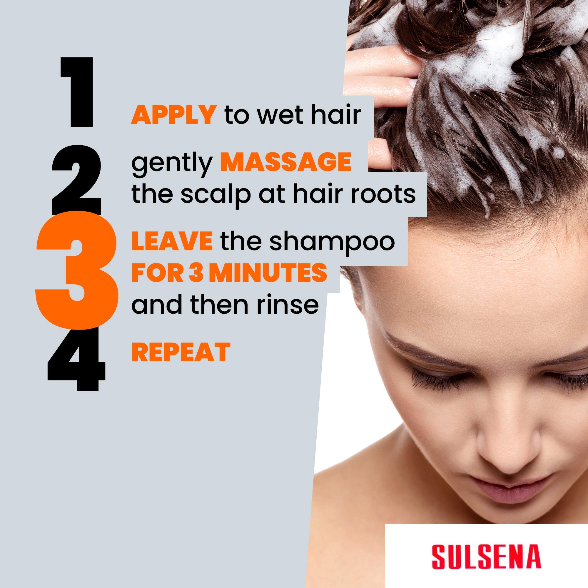 SULSENA Anti Dandruff Shampoo Set for Men and Women - Effective Anti Dandruff Shampoo for Oily Hair, Reduces Itchiness, Controls Sebum, Ideal Shampoo for Dandruff and Scalp Health