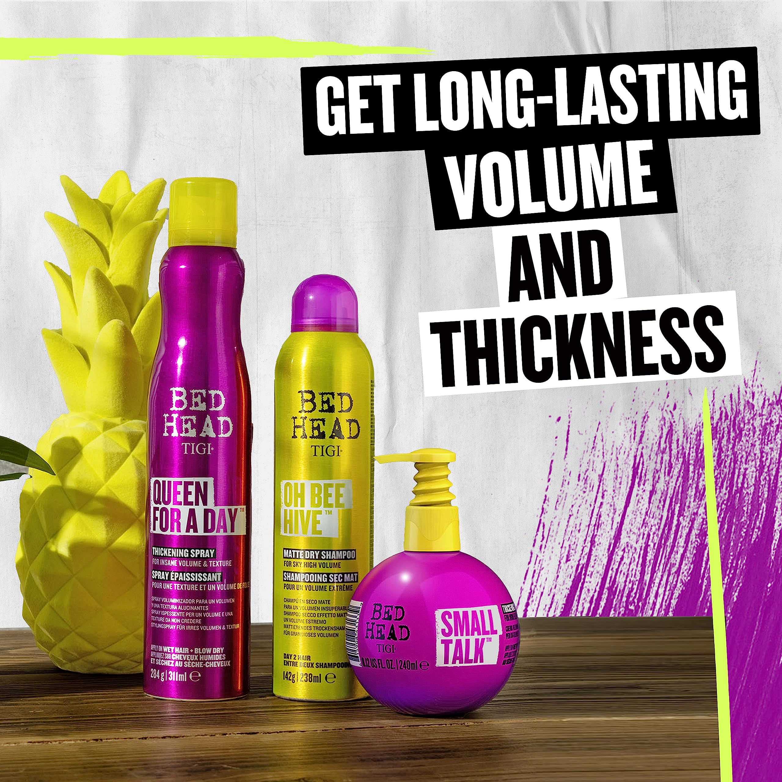 'Superstar' Queen for a Day Thickening Hairspray *Set of 4* by TIGI Bed Head (320ml each). by Bed Head
