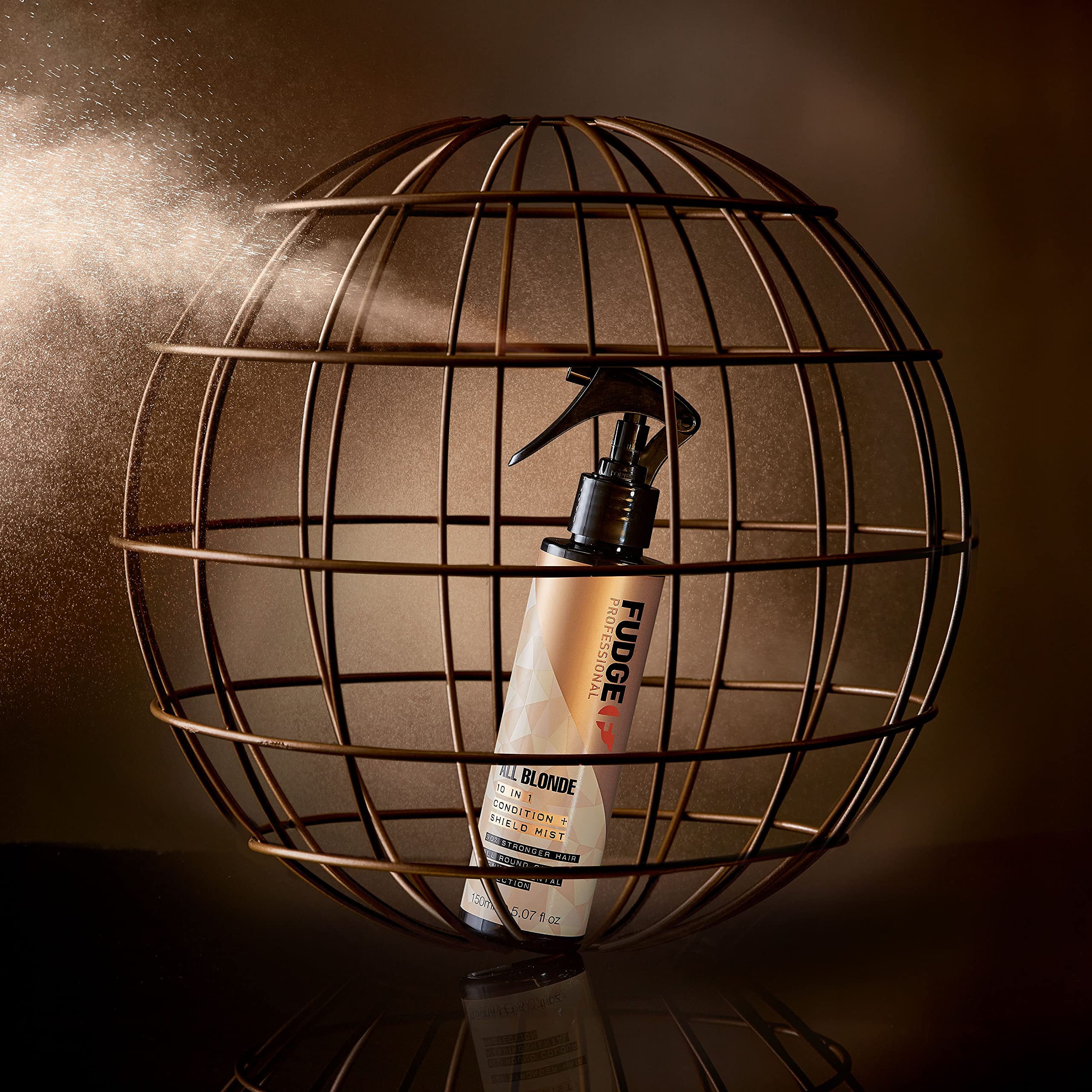 Fudge Professional All Blonde 10-in-1 Condition and Sheild Mist, 90 Percent Stronger Hair, Bond Repair Technology, 150 ml