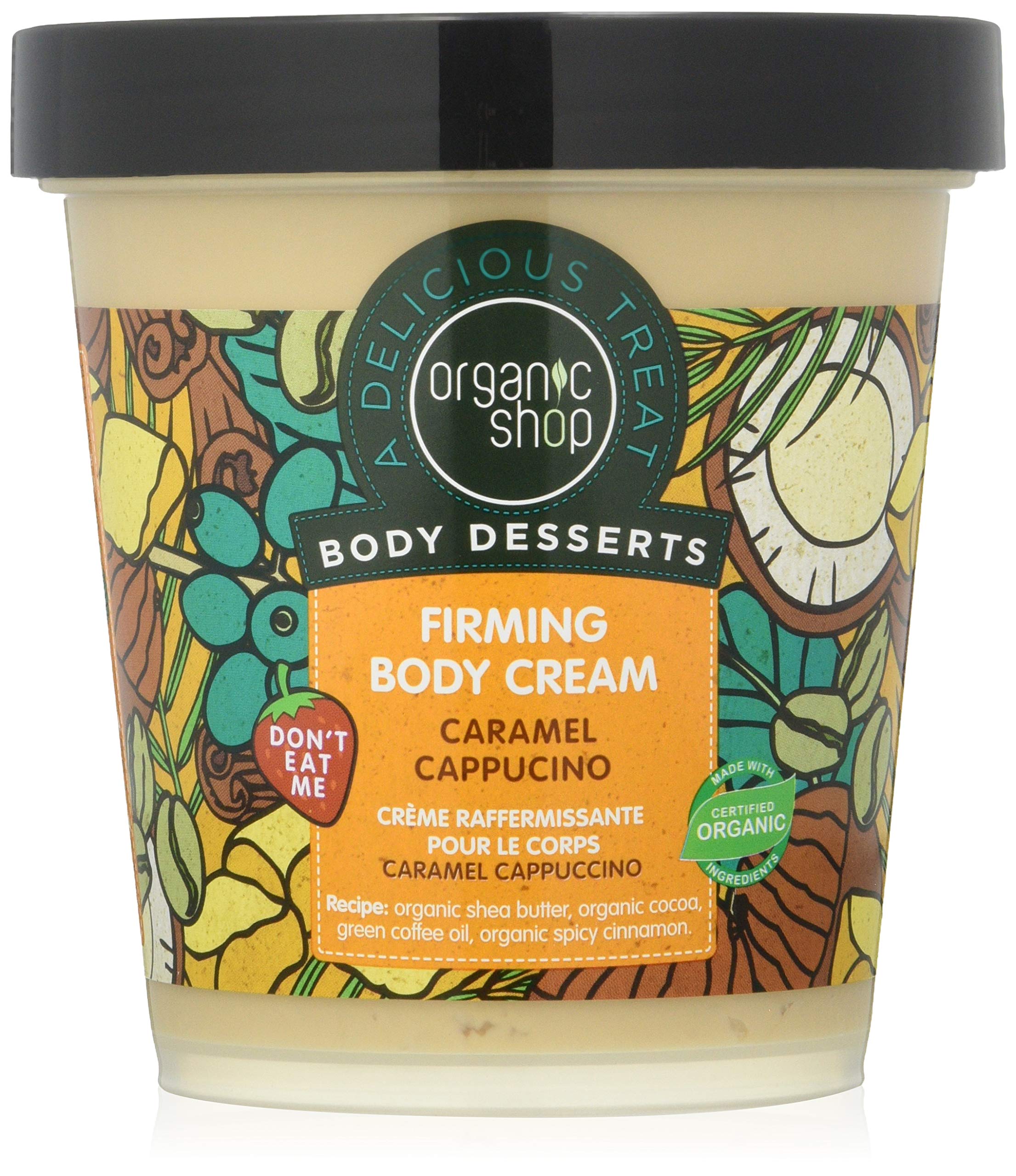 Organic Shop Body desserts Caramel Cappuccino Firming Body Cream 450ml